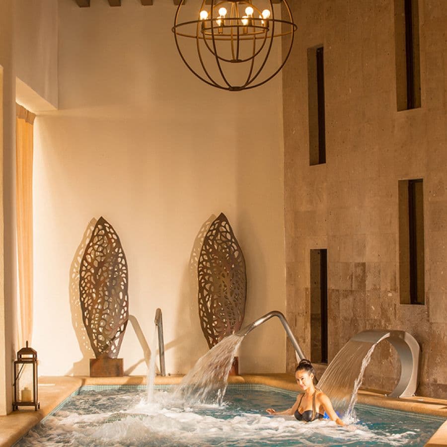 Spa hydrotherapy area at Hyatt Ziva Los Cabos