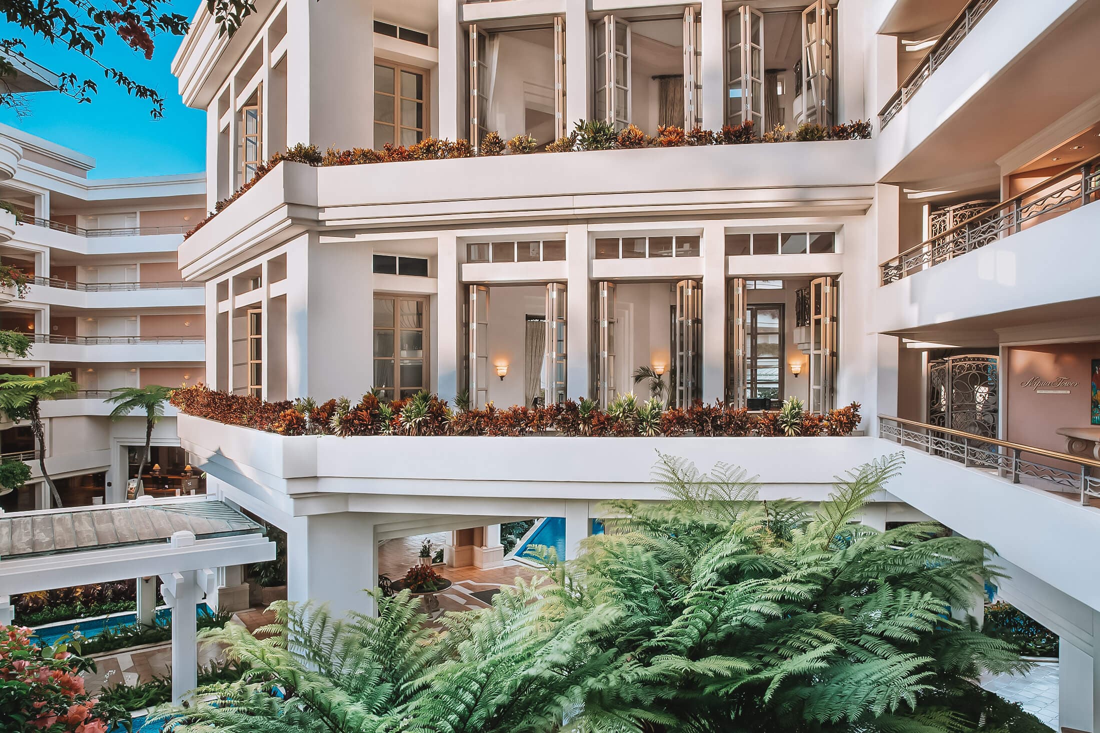 Exterior view of the Napua Tower at Grand Wailea