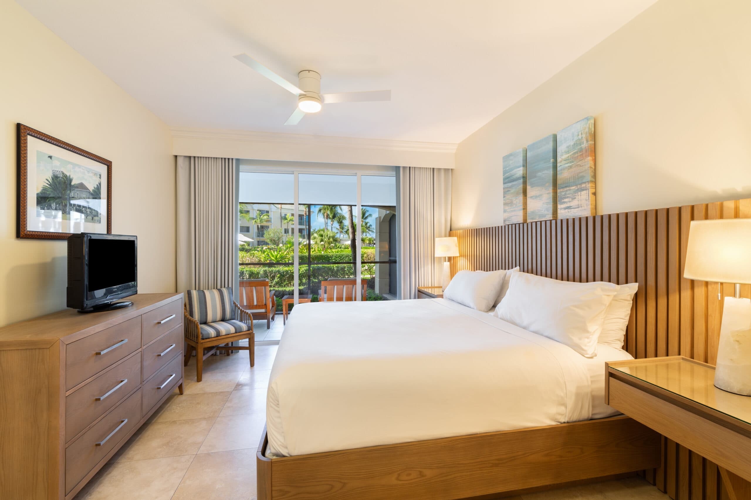 Two-bedroom suite bedroom at The Sands at Grace Bay
