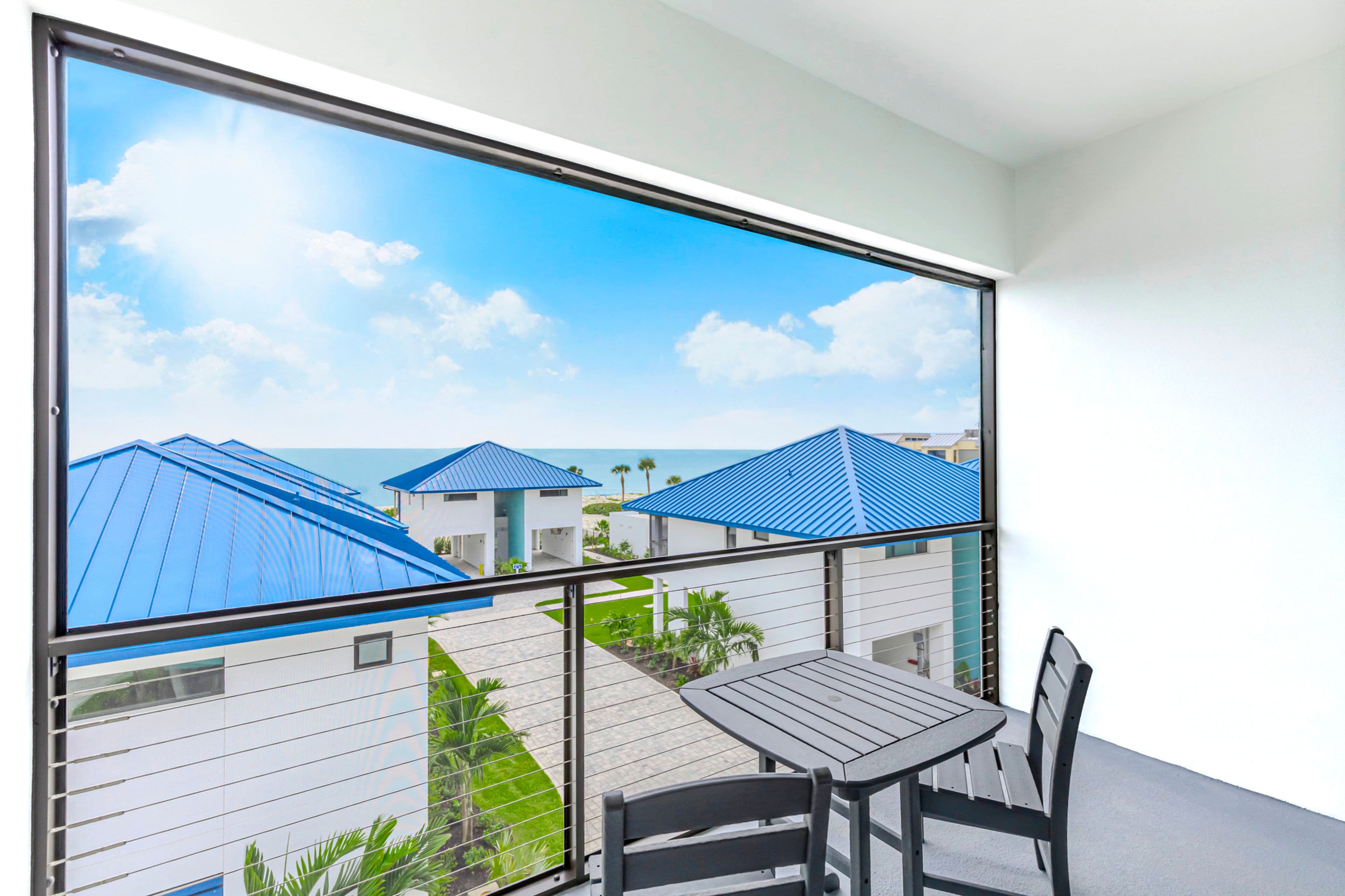 Shalimar Beach Resort accommodation interior with modern furnishings