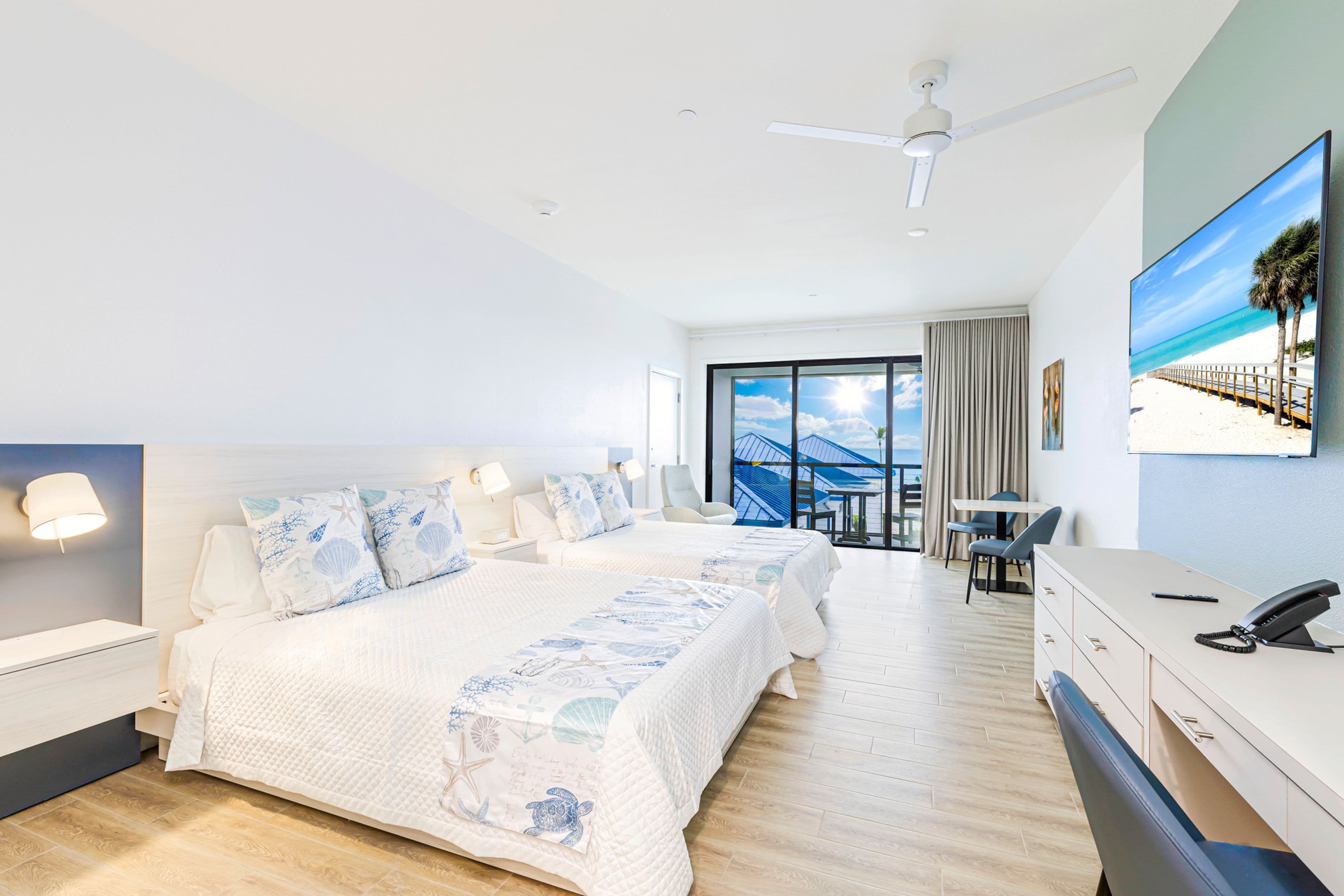 Shalimar Beach Resort villa interior living and dining area