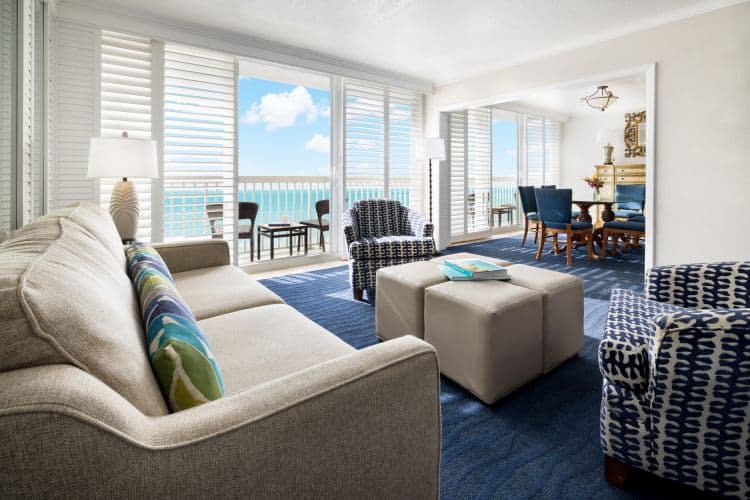 Gulf Front View Penthouse suite at Island Grand at TradeWinds, St. Pete Beach