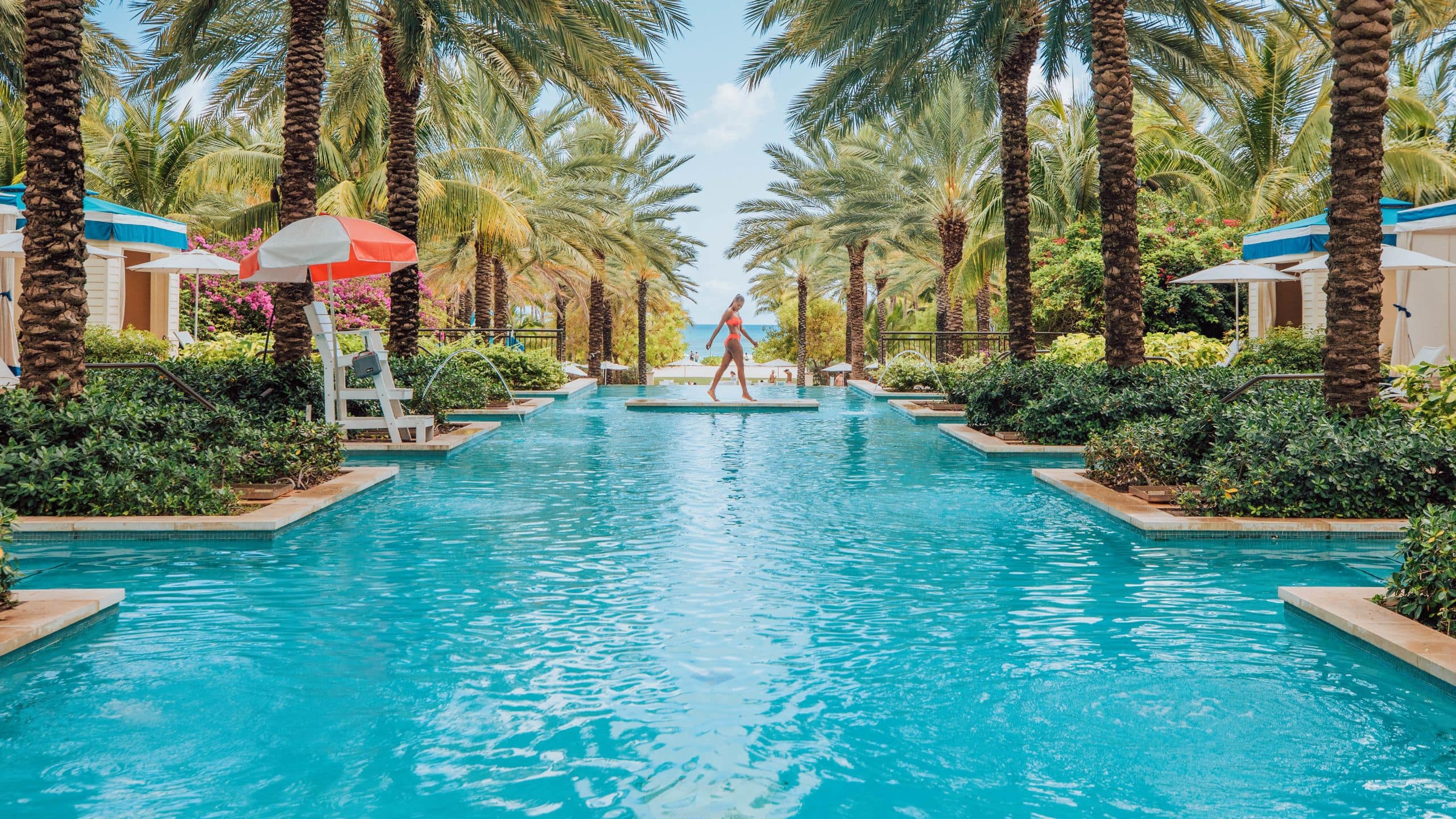Reflections pool at Grand Hyatt Baha Mar, Nassau, Bahamas