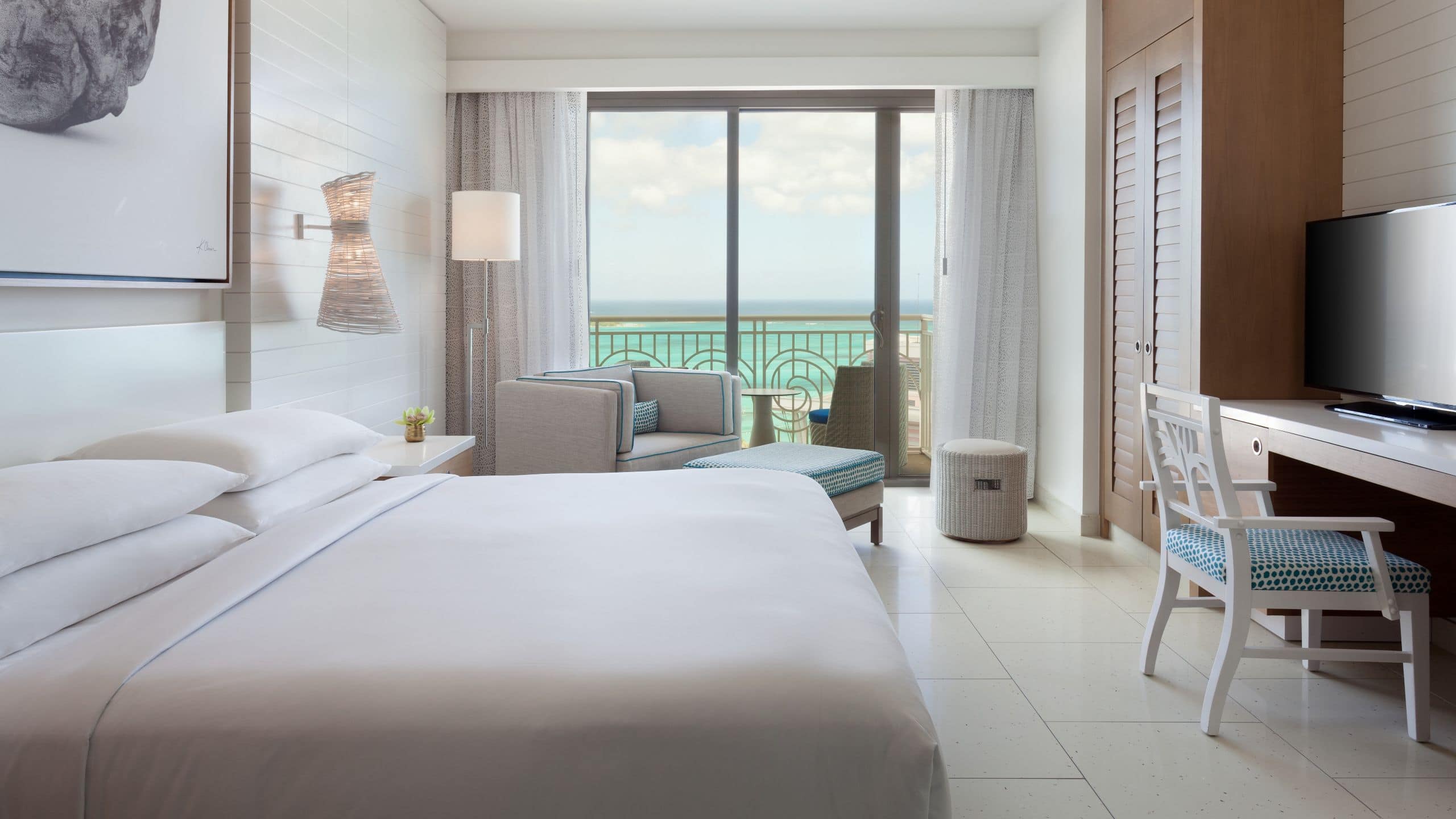 Two bedroom ocean view suite at Grand Hyatt Baha Mar, Nassau, Bahamas