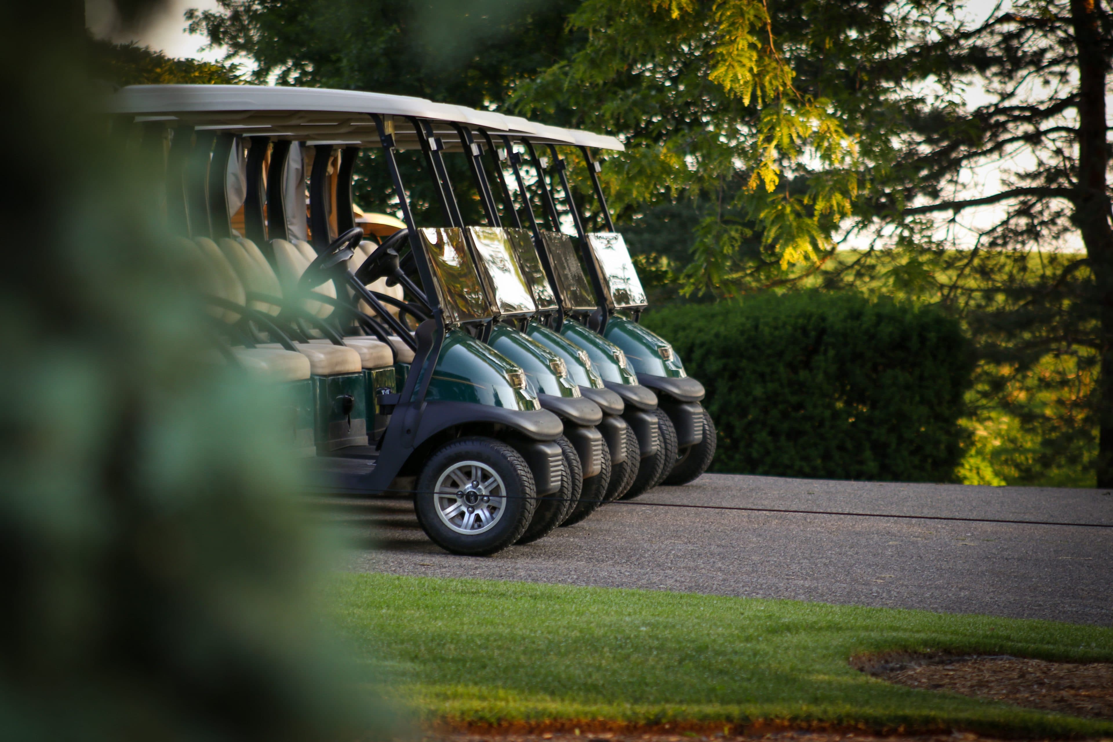 Golf cart transportation at Sandestin Golf and Beach Resort